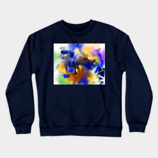 Abstract Blue Art Crewneck Sweatshirt